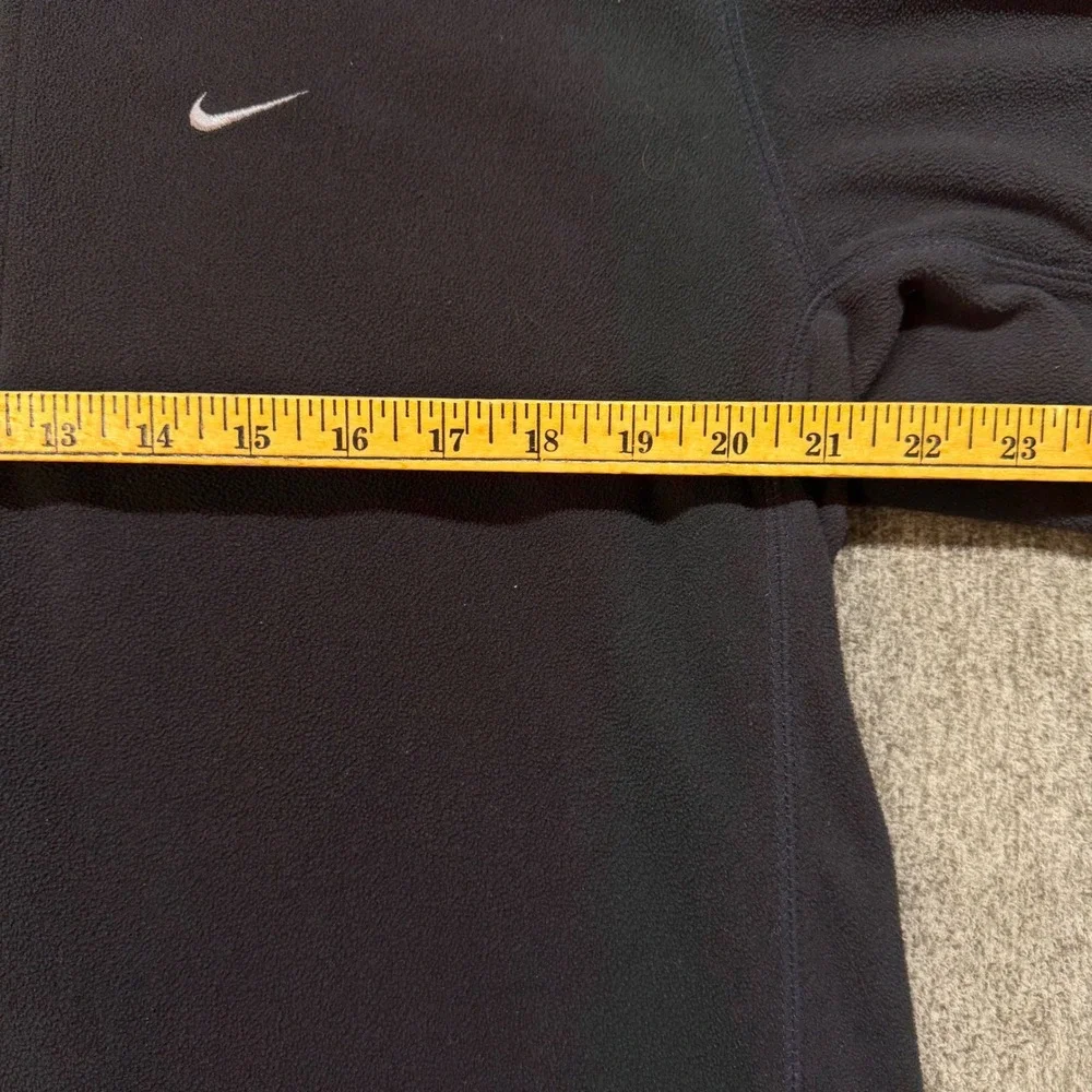Nike Therma-FIT Mens Large Black Quarter Zip Fleece Pullover H6BID 199311